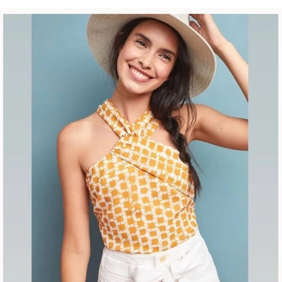 Waverly Grey for Anthropologie Crossover Tank - Picture 7 of 7